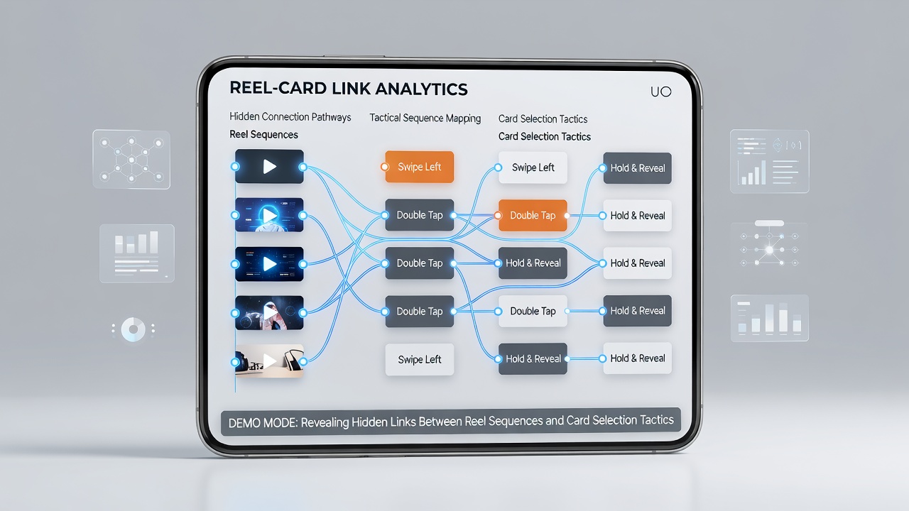 Vergleich von Reel-Sequenzen und Kartenwahl in mobiler Demo